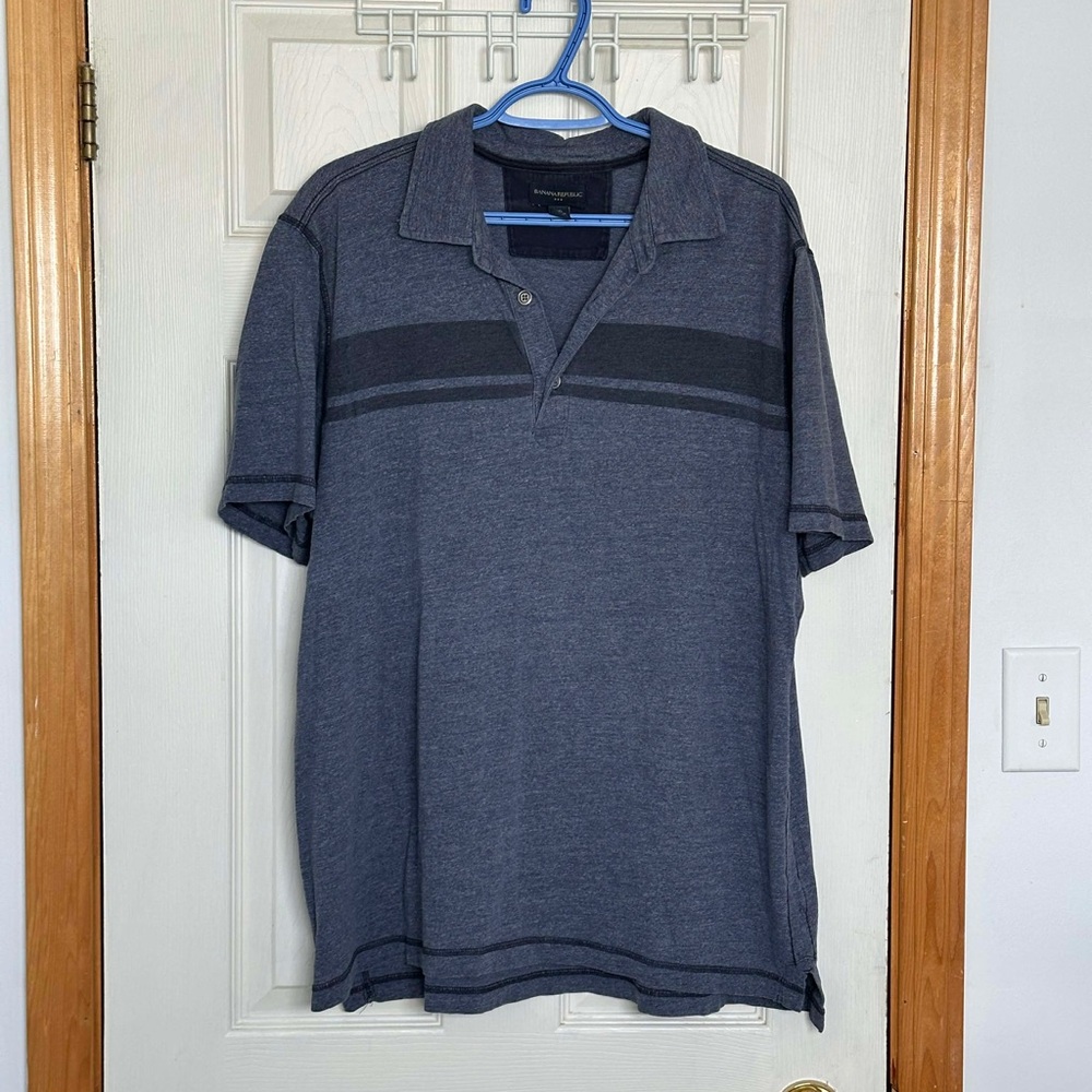 Banana Republic Blue Polo Shirt